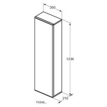 ADAPTO Skrinka stredne vysoká 123x35 cm, T4306Y2