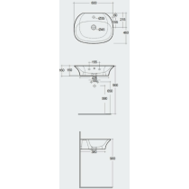 RAK SENSATION Umývadlo 60x46 cm, SENWB6001