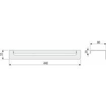 FOX Držiak na uterák 44 cm, BH-4.2/SP