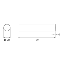 FLOW Držiak toaletného papiera fixný, FLW07, 270500101