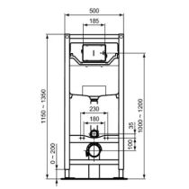 PACK SIMPLICITY WC - závesné E8769 + WC sedadlo E1317 + nádržka R020467, R009467 + dvojtlačítko, R0121AC