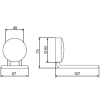 EMCO Rondo miska na tuhé mydlo so závesným držiakom, 503000001/502000001
