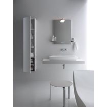 SIMPLYU CLEAR Doska 120x52 cm, umývadlo 85x49 cm, T7218DK, E812701