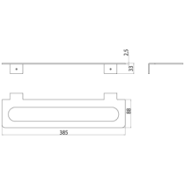 EMCO Asis držiak  na uterák, prevedenie chróm 958200138