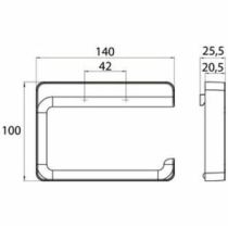 EMCO Trend držiak  na wc papier, prevedenie chróm 020000104