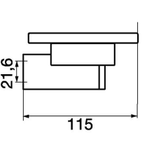 EMCO Inspira miska na mydlo so závesným držiakom, 153000100