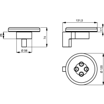 CONNECT Držiak na tuhé mydlo, N1390AA