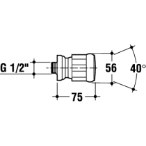 TREVI DELUXE Tryska na telo, A2245