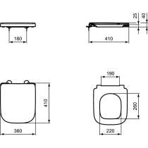 I.LIFE S WC sedadlo, T473601