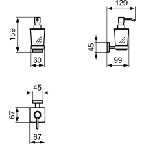 IOM Dávkovač na tekuté mydlo, E2252AA