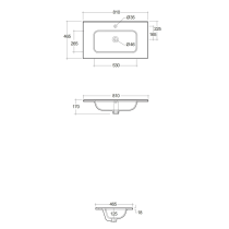 RAK JOY Umývadlo 81x47 cm, JOYDI08101WH