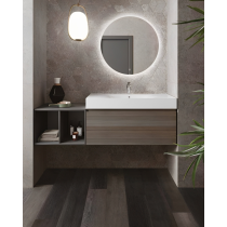 RAK JOY UNO Skrinka 60x40 cm pod umývadlo bez hornej dosky, UNOWH060MOK