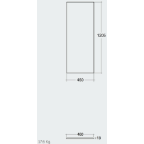 RAK PLANO Horná doska 140,5x46 cm, PLASL14146EGY