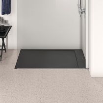 I.LIFE ULTRA FLAT S 120x70 cm Sprchová vanička Čierna, T5233FV