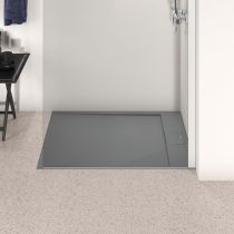 I.LIFE ULTRA FLAT S 100x80 cm Sprchová vanička Betónovo sivá, T5223FS