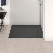 I.LIFE ULTRA FLAT S 100x80 cm Sprchová vanička Čierna, T5223FV