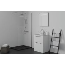 I.LIFE ULTRA FLAT S 100x80 cm Sprchová vanička Čierna, T5223FV