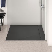 I.LIFE ULTRA FLAT S 120x100 cm Sprchová vanička Čierna, T5228FV