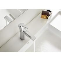 ROCA NAIA Umývadlová batéria s odpadovou garnitúrou KLIK-KLAK a flex. hadicami, A5A3296C00