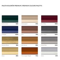 TERMA Termostatická sada ventilov K1v v rôznom RAL prevedení, K1v.RAL