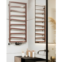 TERMA ZIG ZAG radiátor 50x107 cm, vonkajšie pripojenie 470 mm, chróm, ZIG50107.CR
