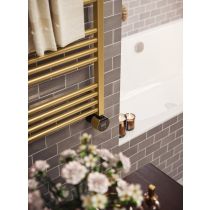 TERMA FIONA radiátor 50x114 cm, vonkajšie pripojenie 470 mm, chróm, FIO50114.CR