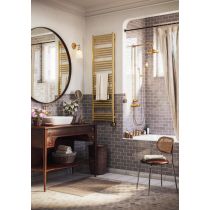 TERMA FIONA radiátor 68x114 cm, vonkajšie pripojenie 650 mm, chróm, FIO68114.CR