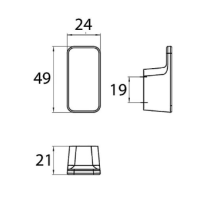 ART Háčik 2,4x4,9 cm, 167500100