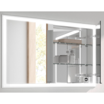 EMCO Zrkadlová skrinka 2-dvierková k zabudovaniu s osvetlením, konštrukcia, 949706035, 949700018