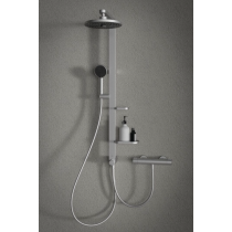 ALU+ Sprchový systém s termostatickou batériou, strieborná, BD583SI