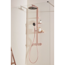 ALU+ Sprchový systém s termostatickou batériou, rosé, BD583RO