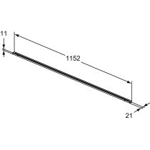 CONCA Led osvetlenie pre umývadlové skrinky, 1152mm, T3978Y2
