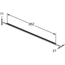CONCA Led osvetlenie pre umývadlové skrinky, 952mm, T3977Y2