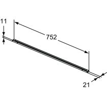 CONCA Led osvetlenie pre umývadlové skrinky, 752mm, T3976Y2