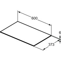 CONCA keramická vrchná doska 60x37 cm, T4344DH