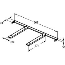 I.LIFE B Podpera pracovnej dosky100 cm, T539967