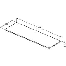 I.LIFE B Vrchná doska 160 cm, farba matná béžová, T5285NH