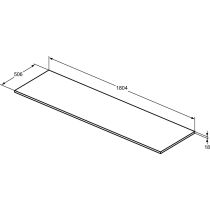 I.LIFE B Vrchná doska 180 cm, farba matná béžová, T5286NH