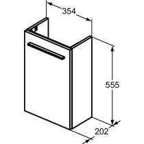 I.LIFE S Skrinka pod umývadielko Tempo 37 cm, farba matná béžová, T5302NH