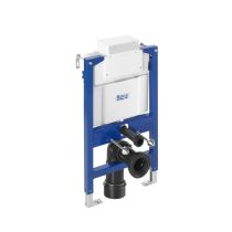 ROCA In-Wall DUPLO WC L (DN90 + DN100) Podokenný rámový modul (znížený) pre závesné WC, Dual Flush 6 / 3l, nastaviteľné i na 4,5 / 3l, výška 820 mm, odpadové koleno o90 / 110 mm. Ovládanie splachovacieho tlačidla spredu alebo zhora., 890121010