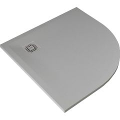 FEELING 90x90x3 cm Sprchová vanička Betónovo Sivá, RFQU090090.503