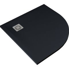 FEELING 90x90x3 cm Sprchová vanička Čierná, RFQU090090.504