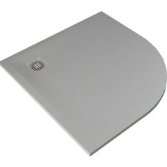 FEELING 100x100x3 cm Sprchová vanička Betónovo Sivá, RFQU100100.503