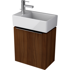 PACK STRADA Umývadielko 45x27 cm Ľavé, K081701 + BETA Skrinka pod umývadielko 43x47x26 cm, TI0502ZE, PA0045ZE