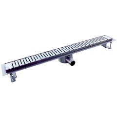 NORIA Žľab celonerezový 120 cm, DN50, NORCL1200DN50