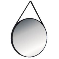 ZRKADLO Kruhové ø75 cm, koža, E75