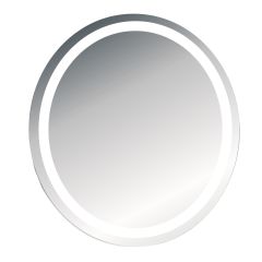 ZRKADLO Kruhové  ø70 cm rám kovový s osvetlením, J70