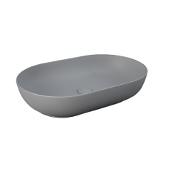 RAK FEELING Umývadlo na dosku matná grey 55x35x13 cm, FEECT5500.503