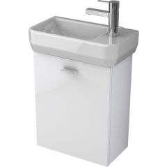 PACK ILIFE Umývadielko 45x25 cm Pravé, T458601 + ALFA Skrinka pod umývadielko 40x50x22 cm, TI0792ZZ, PA0055ZZ