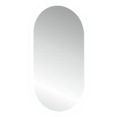 ZRKADLO Oválne 50x90 cm, s osvetlením  a  s ambientným podsvietením, W5090